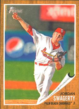 2011 Topps Heritage Minor League #93 Jordan Swagerty Front
