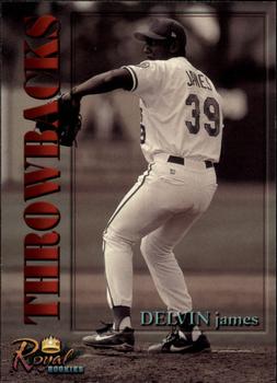 2001 Royal Rookies Throwbacks #12 Delvin James Front