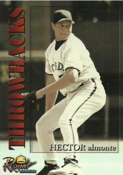 2001 Royal Rookies Throwbacks #17 Hector Almonte Front