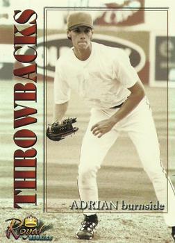 2001 Royal Rookies Throwbacks #20 Adrian Burnside Front