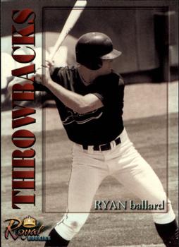 2001 Royal Rookies Throwbacks #26 Ryan Ballard Front