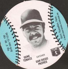 1977 Burger Chef Fun Meal Discs #NNO Gene Tenace Front