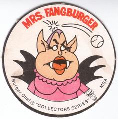 1977 Burger Chef Fun Meal Discs #NNO Rollie Fingers Back