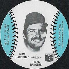 1977 Burger Chef Fun Meal Discs #NNO Mike Hargrove Front