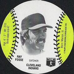 1977 Burger Chef Fun Meal Discs #NNO Ray Fosse Front