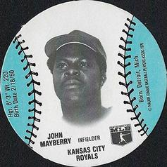 1977 Burger Chef Fun Meal Discs #NNO John Mayberry Front
