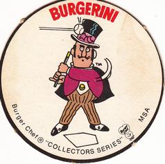 1977 Burger Chef Fun Meal Discs #NNO Jerry Augustine Back