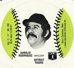 1977 Burger Chef Fun Meal Discs #NNO Aurelio Rodriguez Front