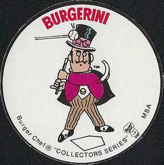 1977 Burger Chef Fun Meal Discs #NNO Marty Perez Back