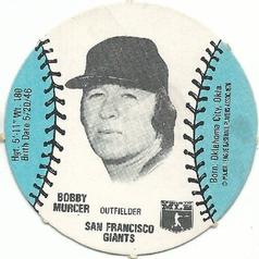 1977 Burger Chef Fun Meal Discs #NNO Bobby Murcer Front