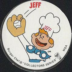 1977 Burger Chef Fun Meal Discs #NNO Willie Crawford Back
