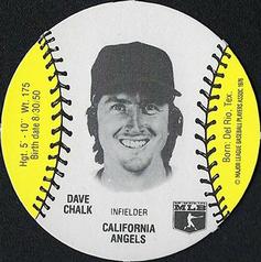 1977 Burger Chef Fun Meal Discs #NNO Dave Chalk Front