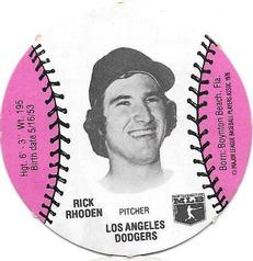 1977 Burger Chef Fun Meal Discs #NNO Rick Rhoden Front