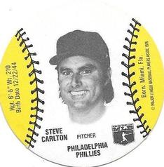1977 Burger Chef Fun Meal Discs #NNO Steve Carlton Front