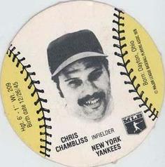 1977 Burger Chef Fun Meal Discs #NNO Chris Chambliss Front