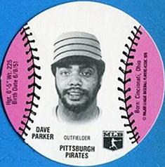 1977 Burger Chef Fun Meal Discs #NNO Dave Parker Front