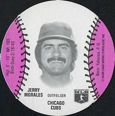 1977 Burger Chef Fun Meal Discs #NNO Jerry Morales Front