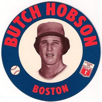 1978 Papa Gino's Discs #4 Butch Hobson Front