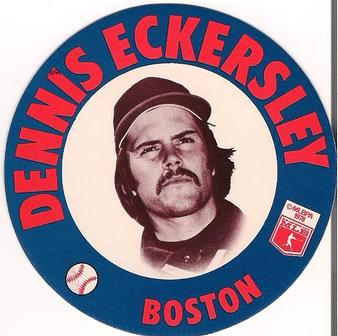 1978 Papa Gino's Discs #5 Dennis Eckersley Front