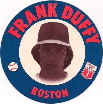 1978 Papa Gino's Discs #17 Frank Duffy Front