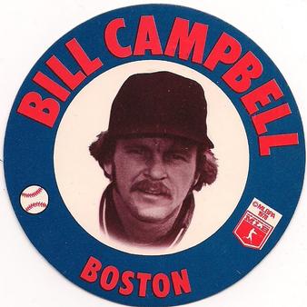 1978 Papa Gino's Discs #22 Bill Campbell Front