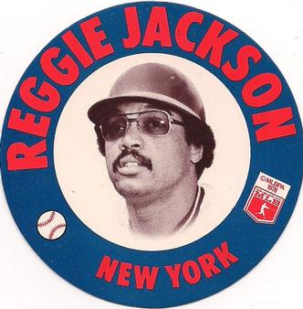 1978 Papa Gino's Discs #26 Reggie Jackson Front