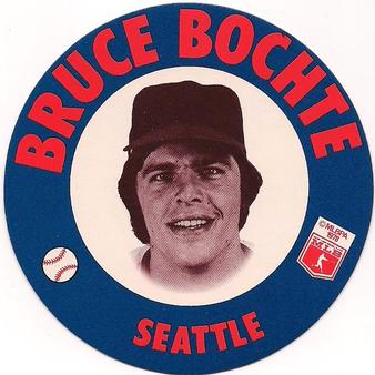 1978 Papa Gino's Discs #29 Bruce Bochte Front