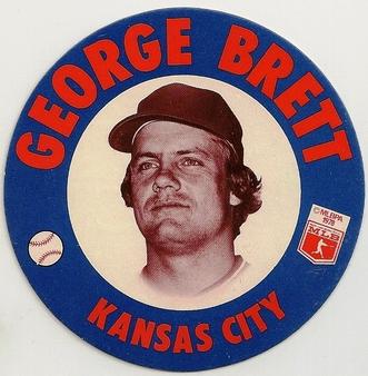 1978 Papa Gino's Discs #36 George Brett Front