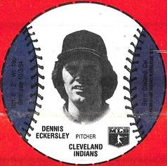 1979 Wiffle Ball Discs #NNO Dennis Eckersley Front