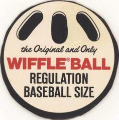1979 Wiffle Ball Discs #NNO Rollie Fingers Back