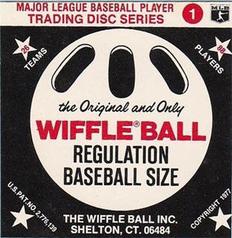 1979 Wiffle Ball Discs #NNO Carlton Fisk Back