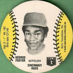 1979 Wiffle Ball Discs #NNO George Foster Front
