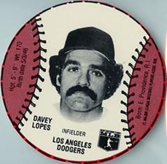 1979 Wiffle Ball Discs #NNO Davey Lopes Front