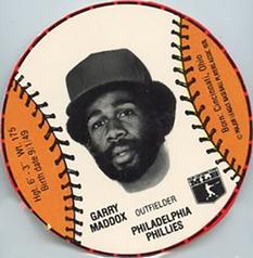 1979 Wiffle Ball Discs #NNO Garry Maddox Front