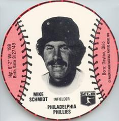 1979 Wiffle Ball Discs #NNO Mike Schmidt Front