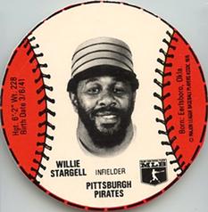 1979 Wiffle Ball Discs #NNO Willie Stargell Front