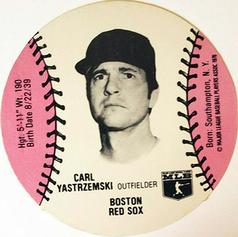 1979 Wiffle Ball Discs #NNO Carl Yastrzemski Front