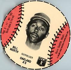 1979 Wiffle Ball Discs #NNO Bill North Front