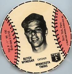 1979 Wiffle Ball Discs #NNO Butch Wynegar Front
