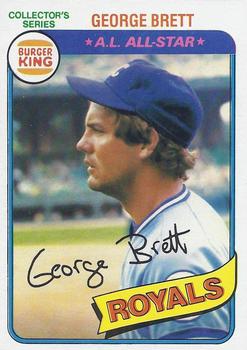1980 Topps Burger King Pitch, Hit & Run #13 George Brett Front