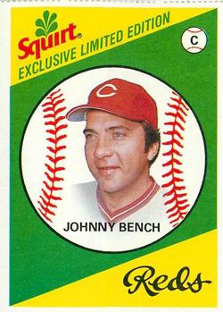 1981 Topps Squirt #20 Johnny Bench Front