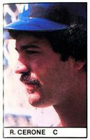 1981 All-Star Game Program Inserts #NNO Rick Cerone Front