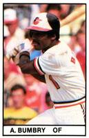 1981 All-Star Game Program Inserts #NNO Al Bumbry Front