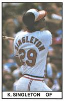 1981 All-Star Game Program Inserts #NNO Ken Singleton Front