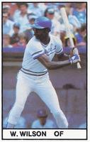 1981 All-Star Game Program Inserts #NNO Willie Wilson Front