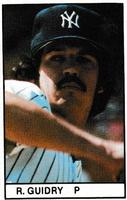 1981 All-Star Game Program Inserts #NNO Ron Guidry Front