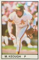 1981 All-Star Game Program Inserts #NNO Matt Keough Front