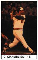 1981 All-Star Game Program Inserts #NNO Chris Chambliss Front