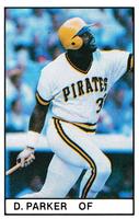 1981 All-Star Game Program Inserts #NNO Dave Parker Front