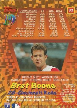 1995 Topps DIII #33 Bret Boone Back